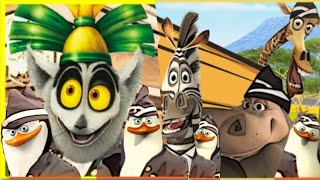 Penguins Of Madagascar Madagascar King Julian - Coffin Dance Song Remix Season 1 & 4