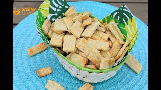 Krekeri Od Sira Cheese Crackers Recipe - Sašina Kuhinja