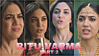 Ritu Varma Vertical Edit Info Biography Uhd Quality Trending Face Card Expression