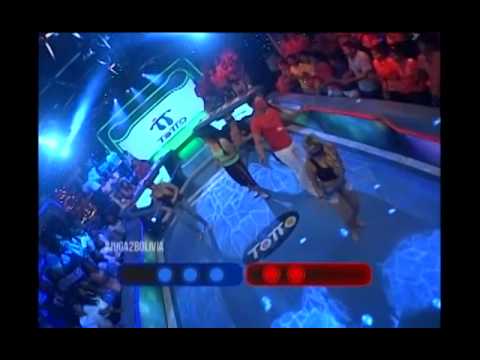 Marcia Avila le dio la victoria al equipo azul en Arriba de la Pelota #Juga2Bolivia