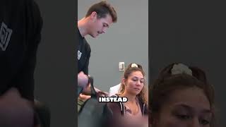 He Cut Her Airpods And Gave Her Corded Headphones