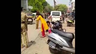 Indian Police Punishment To Girls