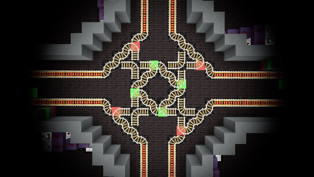 intersection rails minecraft intersection rails minecraft
