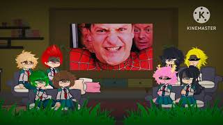 Mha React To Spider Man