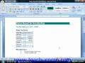 Word Tutorial Non-Printing Characters Microsoft Training Lesson 2.8