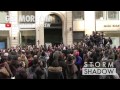 Pure MADNESS - Atmosphere of Kim Kardashian leaving Balmain Fashion Show in Paris