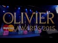 Matilda The Musical performs in Covent Garden at the Olivier Awards 2015 with MasterCard