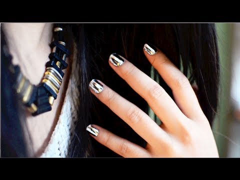 How To Foil Sticker / Minx Nails. The highly requested sticker nail tutorial