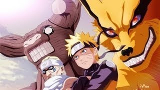 Kurama Vs Matatabi, Isobu, Son Goku, Kokou, Saiken and Chomei 1080P