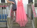 Raylia Designs Salmon size 10 new with tags Formal Gown Prom Pageant Dress #59D