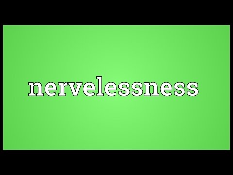 Header of nervelessness