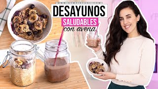 RECETAS RICAS Y RÁPIDAS CON AVENA | Desayunos saludables GymVirtual Food
