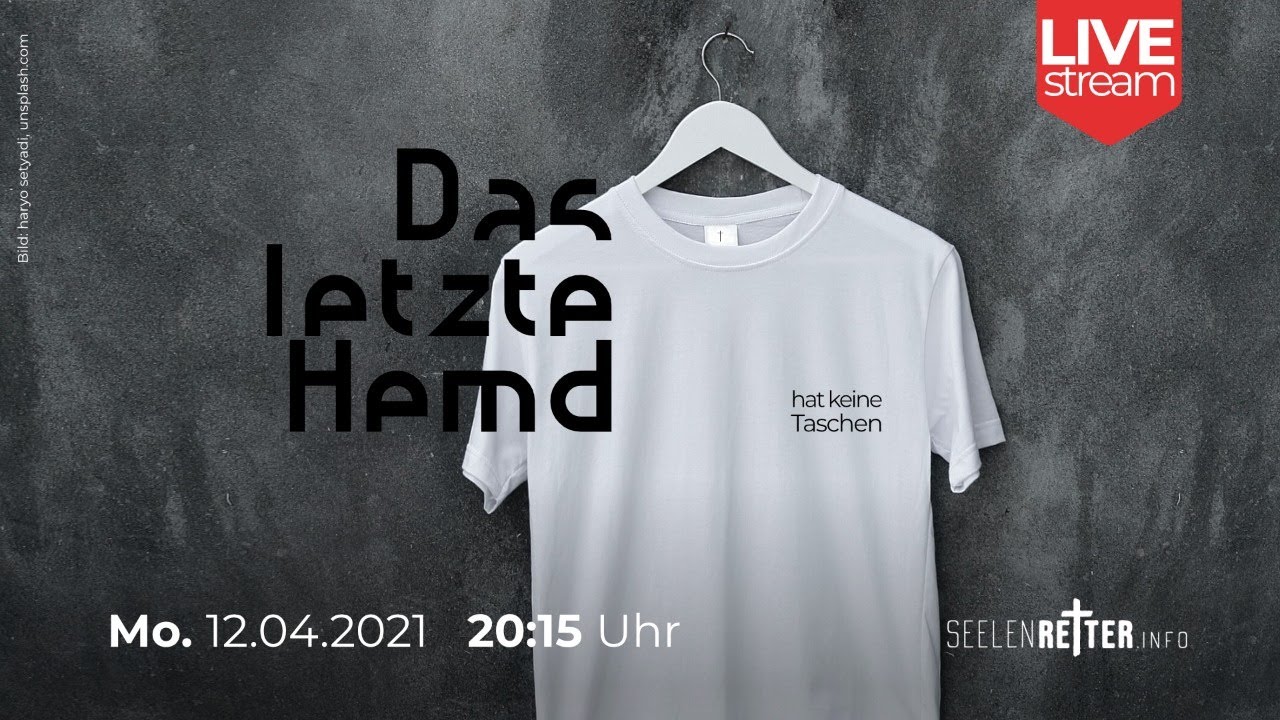 "wenn er stirbt, nimmt er das alles nicht mit" (Ps 49,18) Mo 12.04., 20:15 Uhr | Christopher Seibel