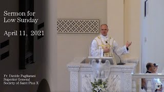 The Paschal Candle and Christ - Fr. Davide Pagliarani, April 11, 2021