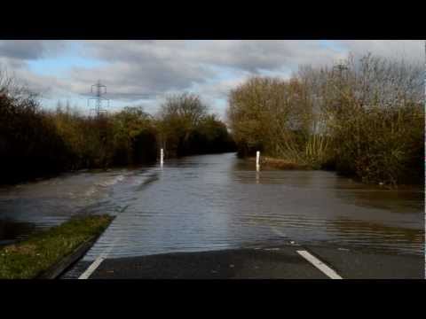 A417 Road Maisemore Flood & Audio with Jean Tennant 28th November 2012