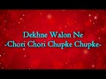 [HINDI] || Dekne Walon Ne ||  Chori Chori Chupke Chupke ||Salman Khan, Rani Mukerji, Preity Zinta