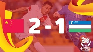 China Vs Uzbekistan Afc Asian Cup Australia 2015 Match 12