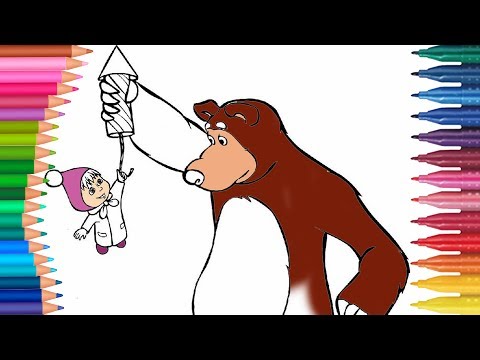 Cô Bé Siêu Quậy Và Chú Gấu Xiếc Phần 3 | làm thế nào để vẽ | Tay Nhỏ Sách Màu