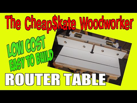 Router Table Fence Woodworking Plan for IdeaRoom