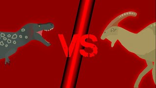 Gorgosaurus Vs Parasaurolophus