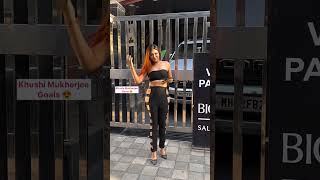 Khushi Mukherjee Spotted In New Dress Viral Video