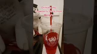Drinking My Strawberry Fanta From Wendys Tiktok