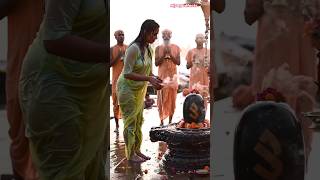 Divine Ganga Snan & Shivling Puja Har Har Mahadev Mahakumbh 2025 Vibes