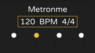 Metronome 120 Bpm 44 Time With Accent