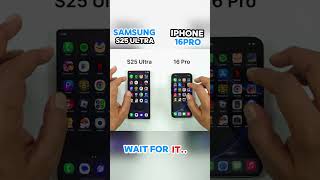 Samsung S25 Ultra Vs Iphone 16Pro Speed Test