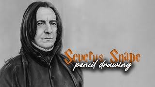 Severus Snape | Alan Rickman | Karakalem Çizim ve Yaşam Öyküsü