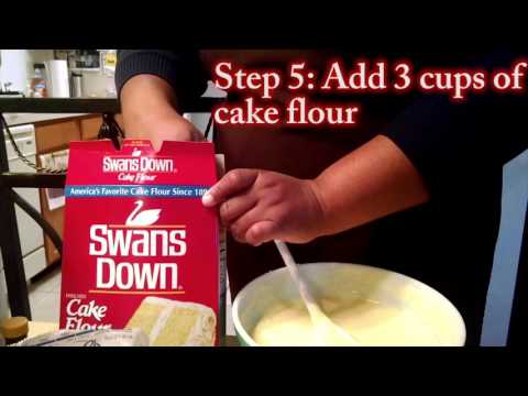 VIDEO : making a lemon 7-up cake -  ...