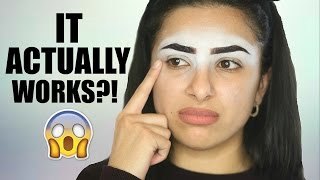 WEIRD WAY TO GET PERFECT EYEBROWS?!