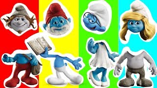 Wrong Heads Papa Smurf Brainy Smurf Smurfete Smurf Hackus Smurf
