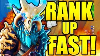 HOW TO RANK UP FAST IN FORTNITE HOW TO LEVEL UP FAST IN FORTNITE SEASON 5 UNLOCK MAX RAGNAROK FAST!