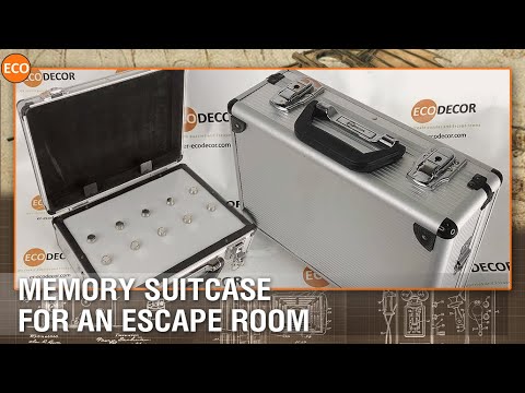 Memory Suitcase for an escape room