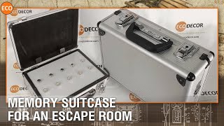 Memory Suitcase for an escape room