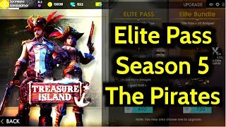Free Fire New Elite P Season 5 - Treasure Island Pirates - Sooneeta
