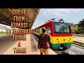 Drove from Kumasi to Takoradi to see a train