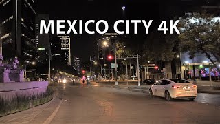 Mexico City 4K - Night Drive