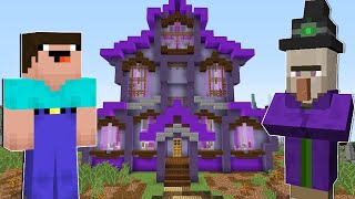 Нуб Нашел Дом Ведьмы В Майнкрафт ! Нубик В Городе И Троллинг Ловушка В Minecraft