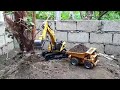 Huina 580 Full Metal Remote Control Construction Toy RC Excavator
