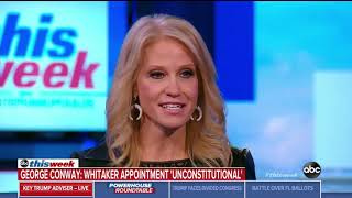 Kellyanne Conway 'Never heard' Trump say Whitaker and Mueller in 'same sentence' ABC News
