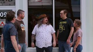 Outside a Comedy Club - the Podcaster