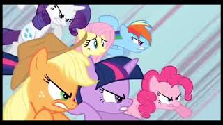 Mane 6 Vs. Changelings With Chicken Fight Music