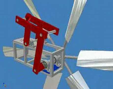 autodesk Inventor wind turbine water pump windmill