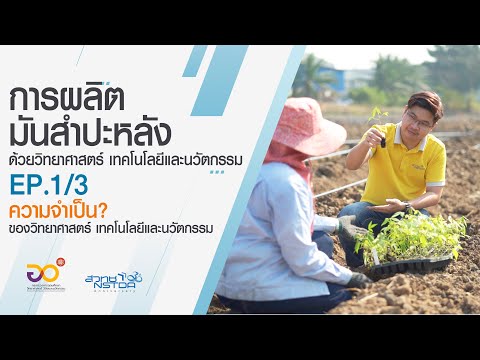 ความจำเป็นของวิทยาศาสตร์ เทคโนโลยีและนวัตกรรม ในการผลิตมันสำปะหลัง