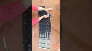 Shirt Cutting With Dupatta Short Short