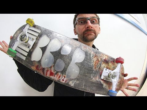 CAN WE BREAK THE RECYCLED SKATEBOARD?!