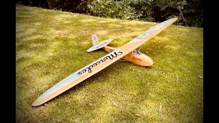 Pichler Vq Model Grunau Baby 2.5M - Antik Version - Hangflug Slope Soaring - Retro Mercedes