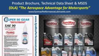 Synmax Super 90 Hypoid Aerospace Synthetic Gear Lube W Dla Presentation